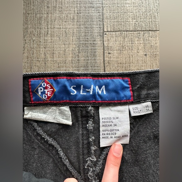 Vintage bareback high waist POSTED jeans size 11 - Picture 3 of 7